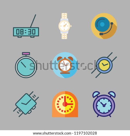 Minute Icon Set Vector Set About Alarm Bell Timer Alarm Clock And Wris Ch Minute Icon Set Vector Set About Alarm Bell Timer Alarm Clock And Wris Ch