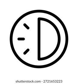 Vektorsymbol-Entwurfsgrafik mit Minutensymbolen