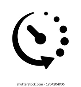 Minute time icon.waiting,time (vector illustration)
