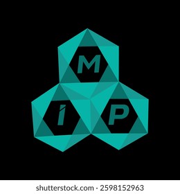 MIP creative minimalist letter logo. MIP unique vector initials alphabet letter logo design

