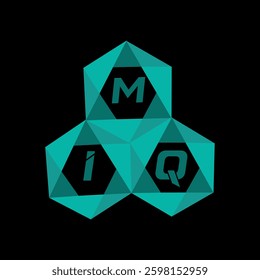 MIQ creative minimalist letter logo. MIQ unique vector initials alphabet letter logo design
