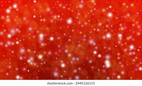 Diseño de fondo de punto de luz desenfocado Abstractas milagro. Navidades Vector de nieve Ilustración Horizontal. Impresión cósmica. Confeti brillante. Bueno para Anuncios, pósters, portadas, volantes, tarjetas.