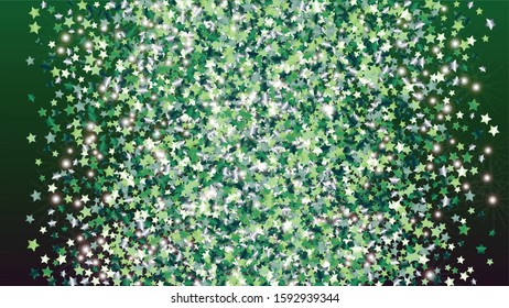 Miracle Background with Confetti of Glitter Particles. Sparkle Lights Texture. Christmas pattern. Light Spots. Star Dust. Explosion of Confetti. Design for Flyer.
