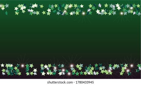Miracle Background with Confetti of Glitter Particles. Sparkle Lights Texture. Celebration pattern. Light Spots. Star Dust. Explosion of Confetti. Design for Print.