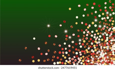 Miracle Background with Confetti of Glitter Particles. Sparkle Lights Texture. Celebration pattern. Light Spots. Star Dust. Explosion of Confetti. Design for Sale.