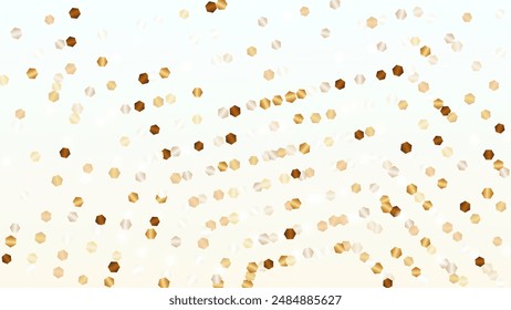 Miracle Background with Confetti of Glitter Particles. Sparkle Lights Texture. Disco pattern. Light Spots. Star Dust. Explosion of Confetti. Design for Magazine.