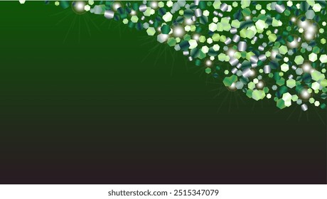 Fondo milagroso con confeti de partículas de brillo. Textura de luces brillantes. Patrón de cumpleaños. Puntos de luz. Polvo de Estrella. Explosión de confeti. Diseño para el Web.