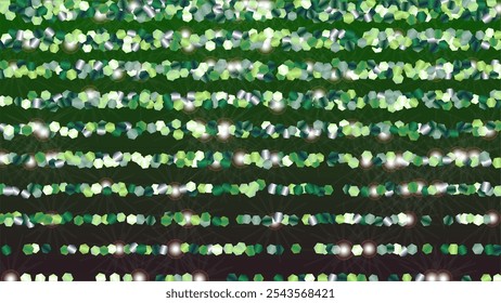 Fondo milagroso con confeti de partículas de brillo. Textura de luces brillantes. Patrón de disco. Puntos de luz. Polvo de Estrella. Explosión de confeti. Diseño para Invitación.
