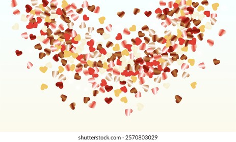 Miracle Background with Confetti of Glitter Particles. St. Valentine Day. Birthday pattern. Light Spots. Explosion of Confetti. Glitter Vector Illustration. Design for Poster.