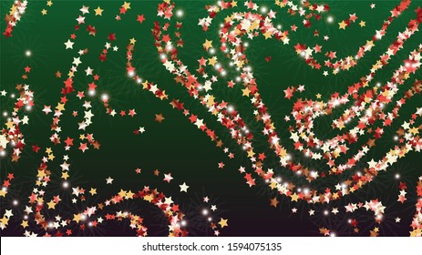 Miracle Background with Confetti of Glitter Star Particles. Sparkle Lights Texture. Party pattern. Light Spots. Star Dust. Christmass Design. Explosion of Confetti. Design for Web.
