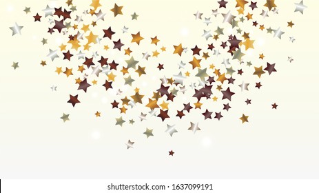 Miracle Background with Confetti of Glitter Star Particles. Sparkle Lights Texture. Holiday pattern. Light Spots. Star Dust. Christmass Design. Explosion of Confetti. Design for Sale.