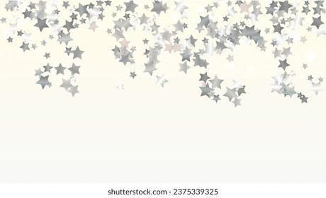 Miracle Background with Confetti of Glitter Star Particles. Sparkle Lights Texture. Celebration pattern. Light Spots. Star Dust. Christmass Design. Explosion of Confetti. Design for Cover.