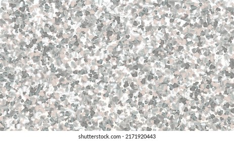 Fondo milagroso con Confetti de partículas brillantes del corazón. Día de San Valentín. Patrón disco. Puntos de luz. Explosión de Confetti. Ilustración del vector de brillo. Diseño para Revista.