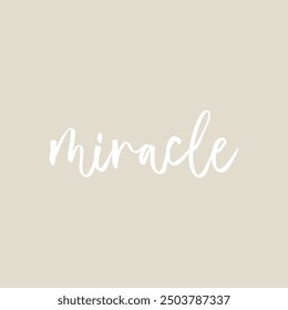 Miracle banner, Social Media Poster, vector illustration