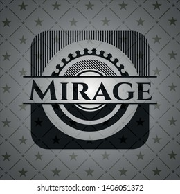 Mirage dark emblem. Vector Illustration. Detailed.