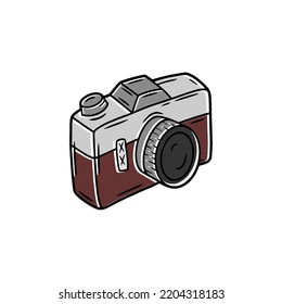 Mirolles camera illustration vector design on white background
