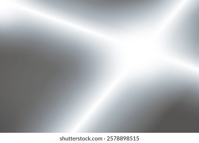 Mirror background with silver foil texture. Steel sheen gradient with metal chrome surface. Glass sheen of stainless material with light glare. Abstract vector gray gradation