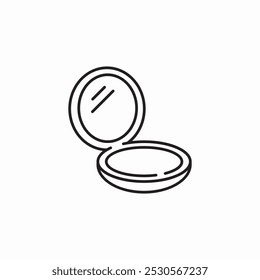 Espejo para el Vector de la muestra del icono del bolso