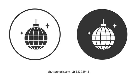 Spiegelball-Symbol, Symbol, Vektorpiktogramm. Einfache Elementgrafik.