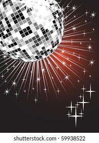 mirror ball - vector