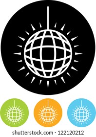 Mirror Ball - Vector icon isolated