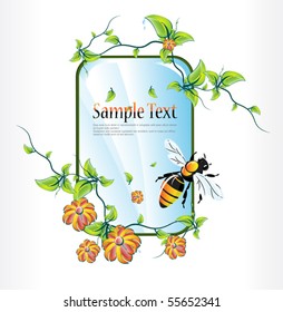 Mirror and bee