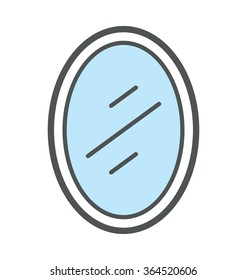 
Mirror Bold Icon Illustration
