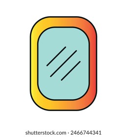Mirror color icon vector design templates simple and modern