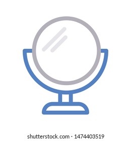 mirror colour line vector icon