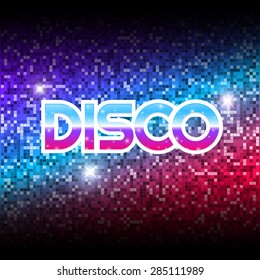 Mirror disco ball texture background