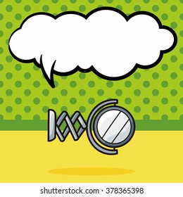 mirror doodle, speech bubble