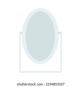 Espejo en el vestidor de pie.
