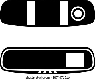 Icono de DVR de reflejo, vector 