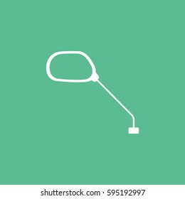 Mirror Flat Icon On Green Background
