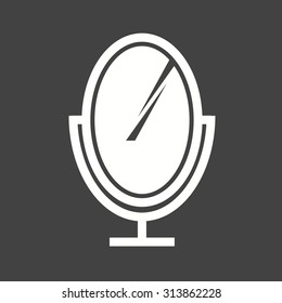 Mirror, frame, border icon vector image.Can also be used for furniture design. Suitable for mobile apps, web apps and print media.