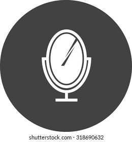Mirror, frame, border icon vector image.Can also be used for furniture design. Suitable for mobile apps, web apps and print media.