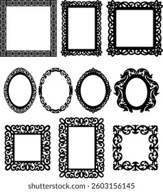 Mirror Frames Designs for CNC Machines