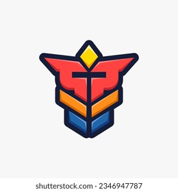 mirror gamers icon logo vector design suitable for an e sport team or brand.