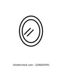 vector de vidrio espejo para presentación de iconos de símbolo del sitio web