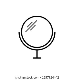 Mirror graphic design template vector isolated illustration