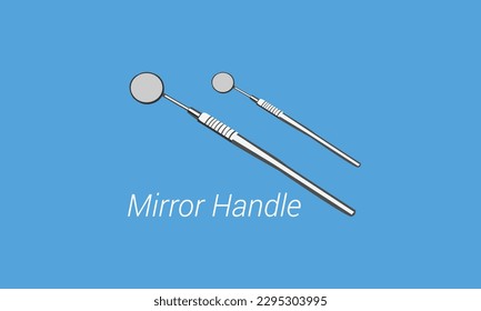 Mirror Handle - Basic Dental Examination Kit is compiled for students and professionals. Dentist's Daily Use Examination Kits contains all necessary tools to perform a dental examination.