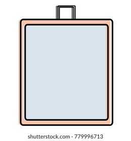 mirror hanging isolated icon