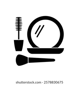 mirror icon beauty salon logo cosmetology icon 