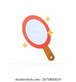 Mirror icon, colored flat vector. Modern and minimalist design.