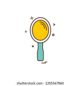 Mirror icon design vector