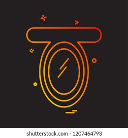 Mirror icon design vector