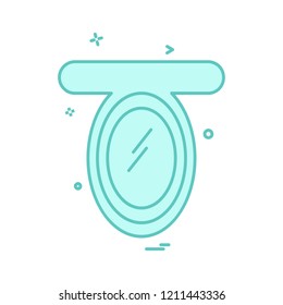 Mirror icon design vector