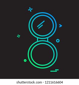 Mirror icon design vector