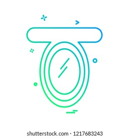 Mirror icon design vector