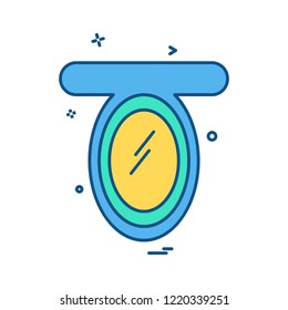 Mirror icon design vector
